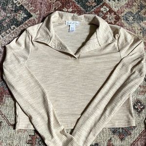 Birch and Stone cropped blouse